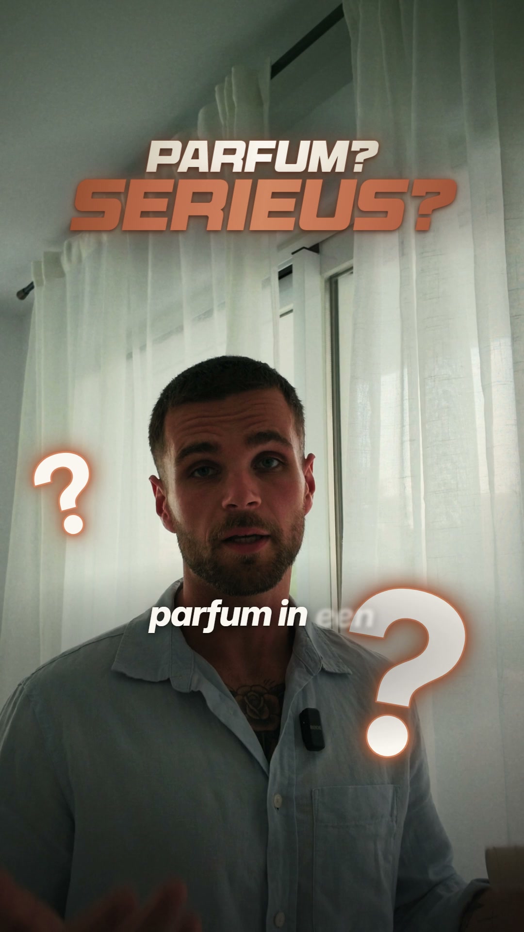 Geen parfum. Geen troep.