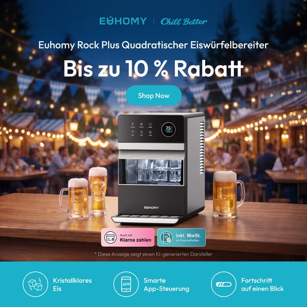 Eis für jede Runde. Oktoberfest-Stimmung für zu Hause.