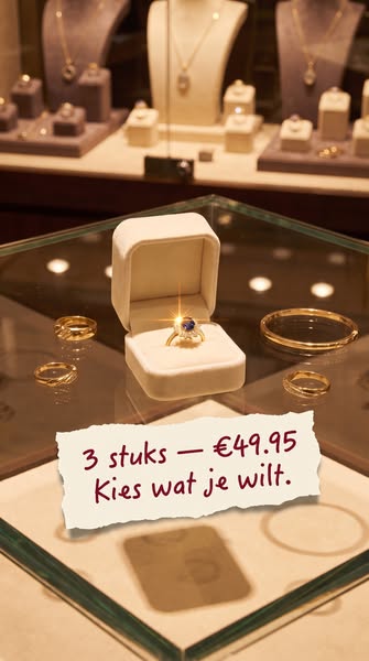 3 producten naar keuze voor € 49,95
