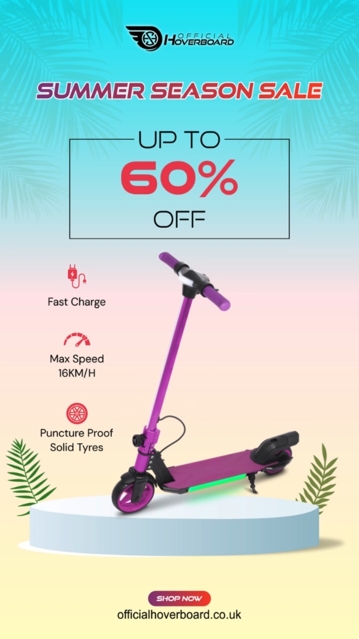 Anúncio de Hoverboard UK