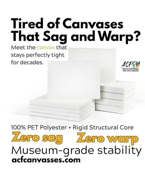 Meet the canvas that stays perfectly tight for decades.