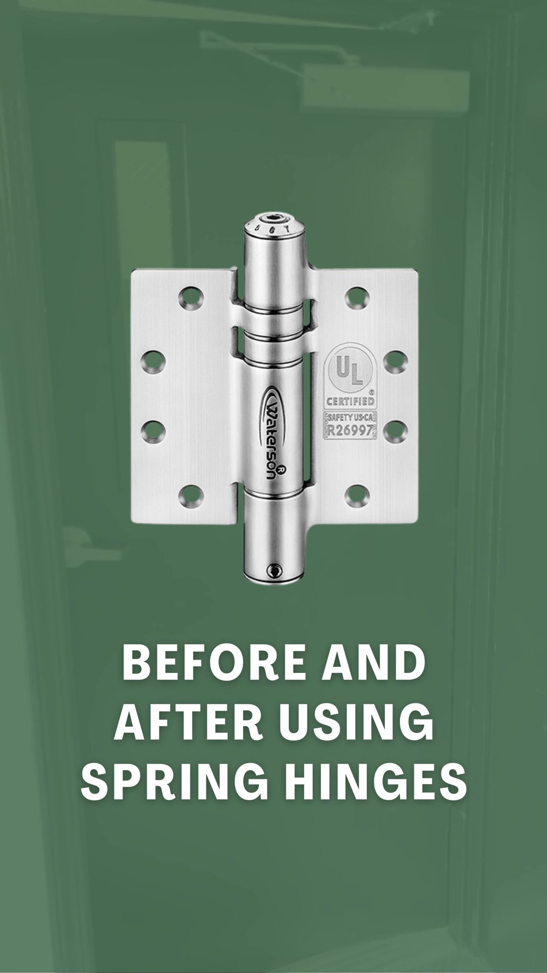 Fire stair doors often rely on overhead closers, which can feel bulky, noisy, and visually intrusive. They work, but they change how the doo