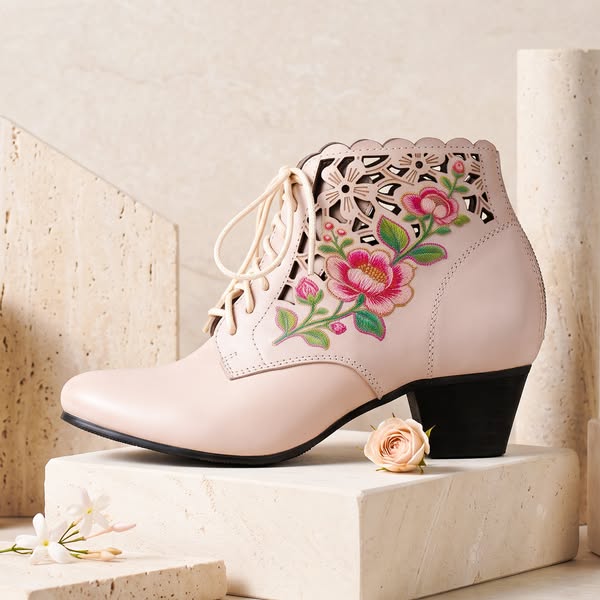 Chic & Comfy: French Elegance Chunky Booties