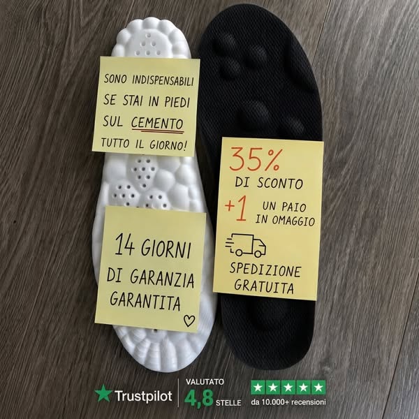 35% di sconto + un paio in omaggio