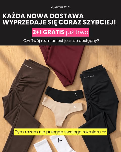 Oferta kończy się o północy: 2+1 GRATIS