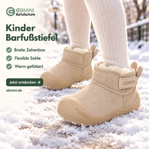 EBMINI® IGI - Ultraleichte Barfußstiefel für Kinder rutschfest