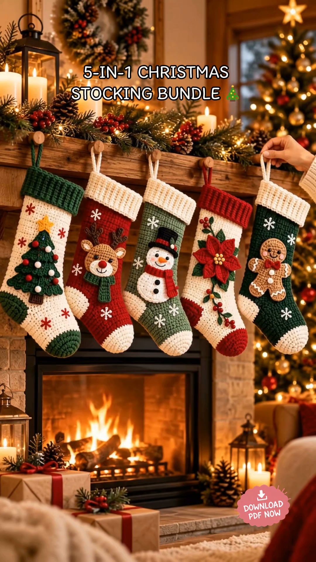 Crochet a Stocking They’ll Use Every Christmas