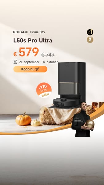 Dreame L50s Pro Ultra – €170 korting