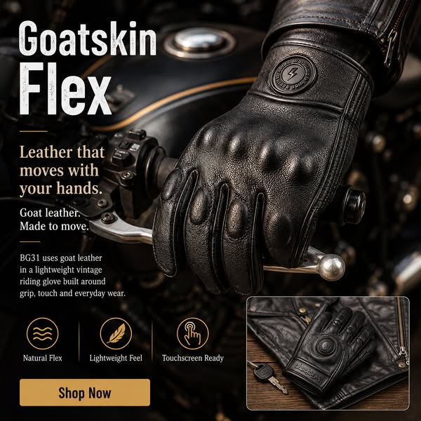 Vintage Leather Built For The Ride