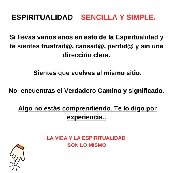 Espiritualidad Sencilla y Simple