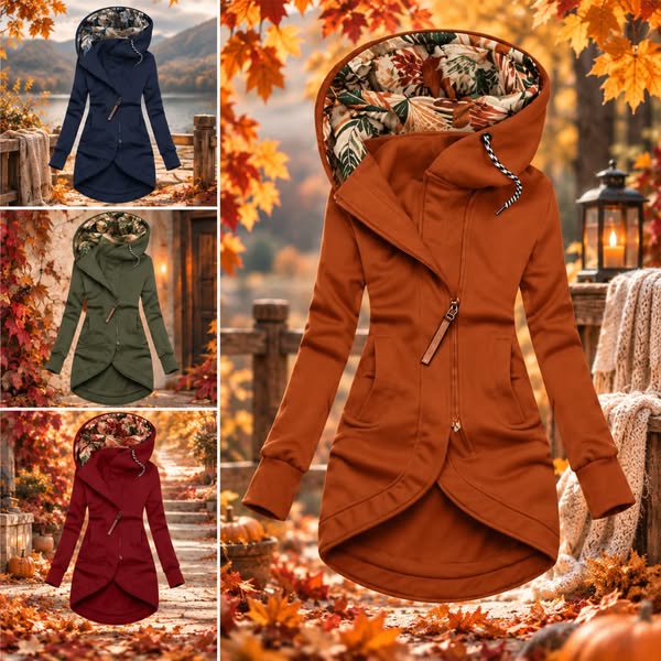 Un cappotto per la pioggia e il freddo