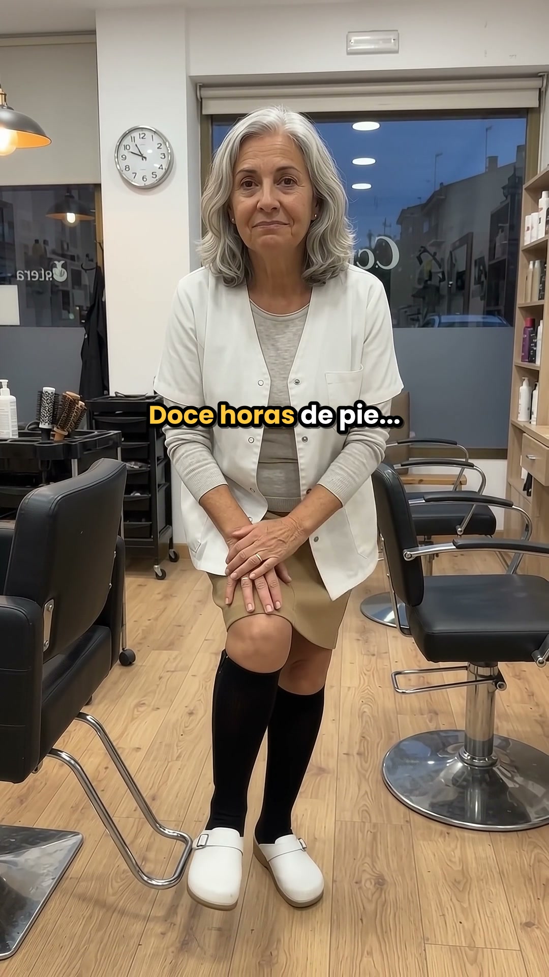 Por fin aguanto el día de pie