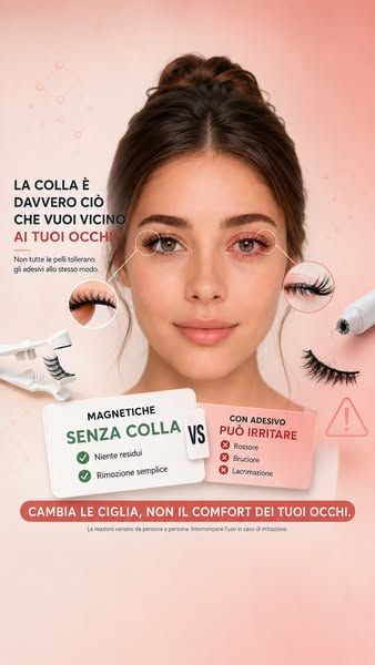 Basta colla negli occhi!