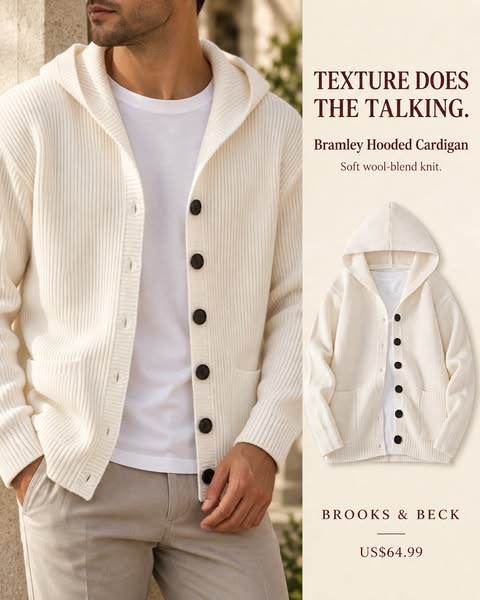 Bramley Hooded Cardigan