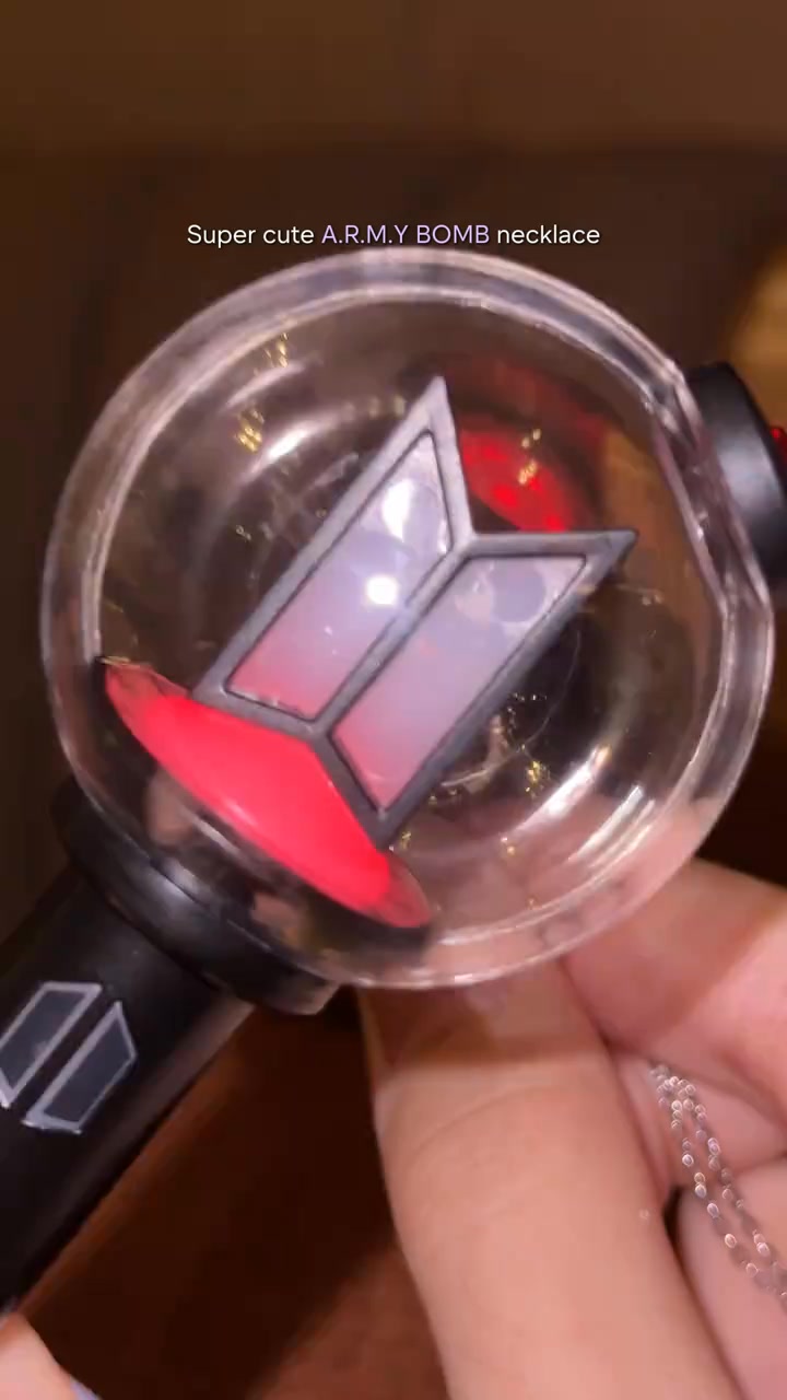 BTS Army Lightstick Pendent Necklace