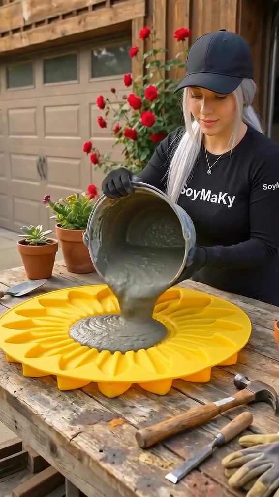 LAST DAY 49% OFF - Reusable Sunflower Stepping Stone Mold (Buy 2 Free Shipping)