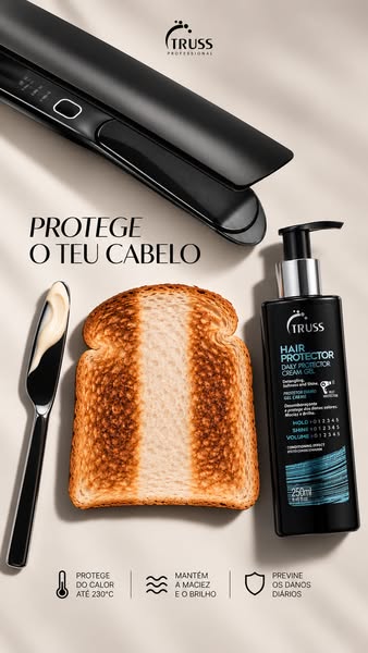 Protege o teu cabelo do calor