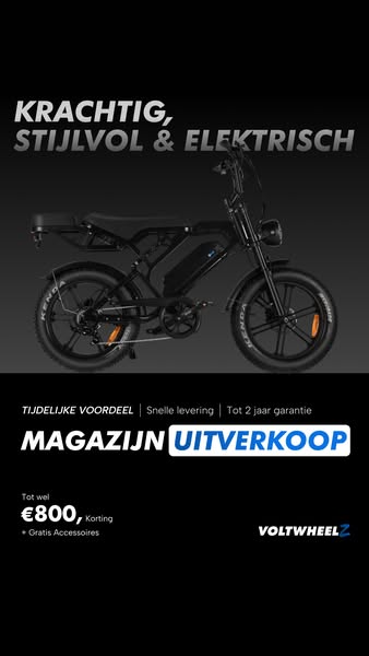 Gratis Levering in NL & BE | VoltWheelz
