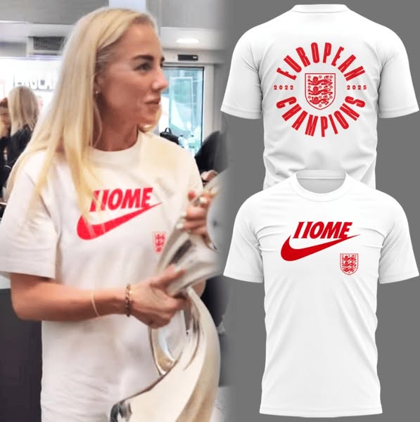 England Lionesses UEFA Women's EURO 2025 Winners 3D Apparel