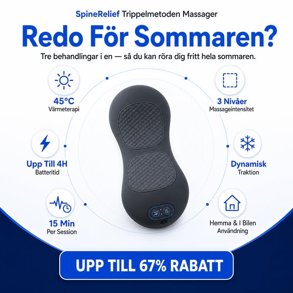 3 sätt att lindra ryggsmärta