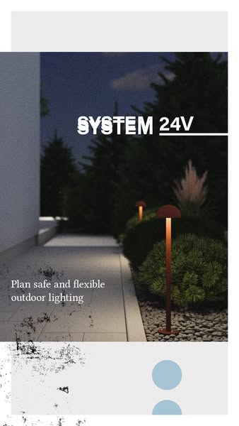 Discover a safe and flexible outdoor 24V system!