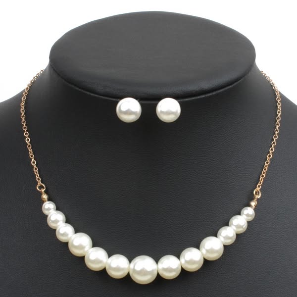$0.40Fashion Pearl Beading Necklace for Women in Color 4460, Perfect for Wedding Occasions