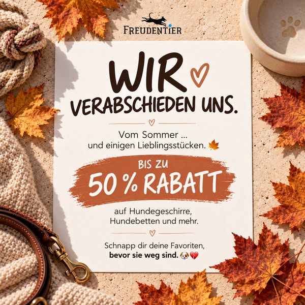 Spare heute bis zu 50% im Herbst-Sale