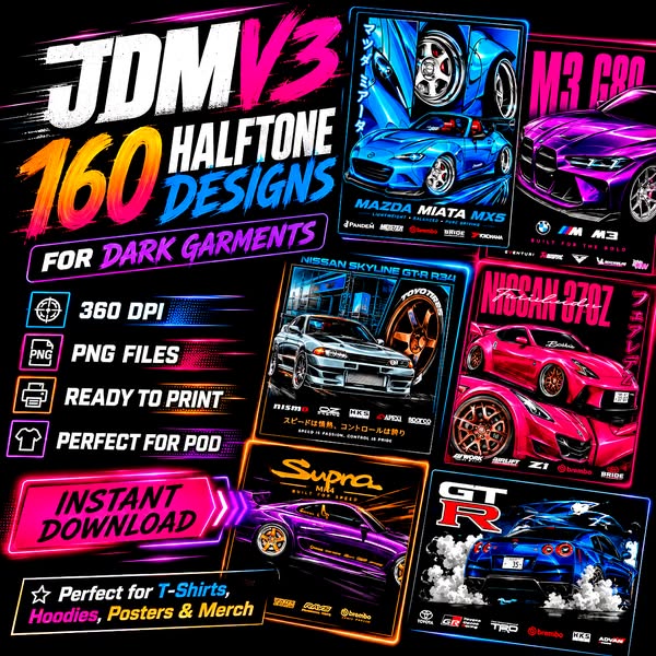 160 JDM Designs Ready to Print