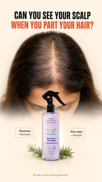 Sleeping roots wake up and baby hairs fill in your thin part.