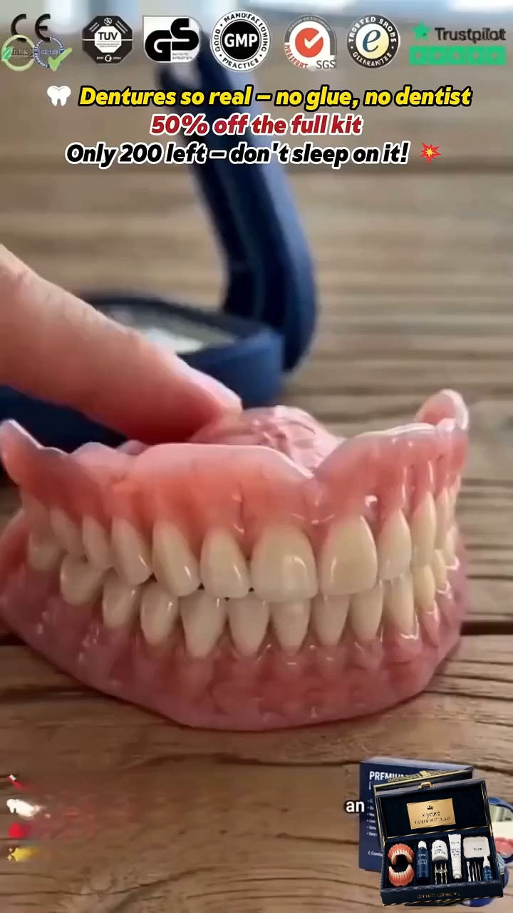 It’s not just a set of dentures. It’s getting your younger self back.
