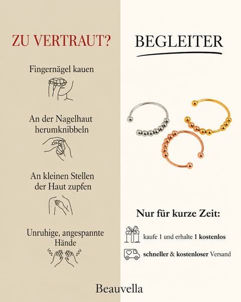 Nur für kurze Zeit: Kaufe 1 Ring – erhalte 1 GRATIS + kostenloser Versand!