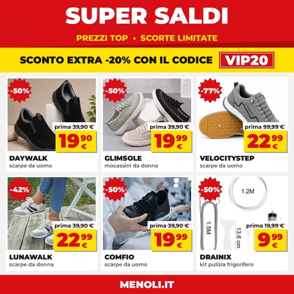 SCONTI FINO AL -65%