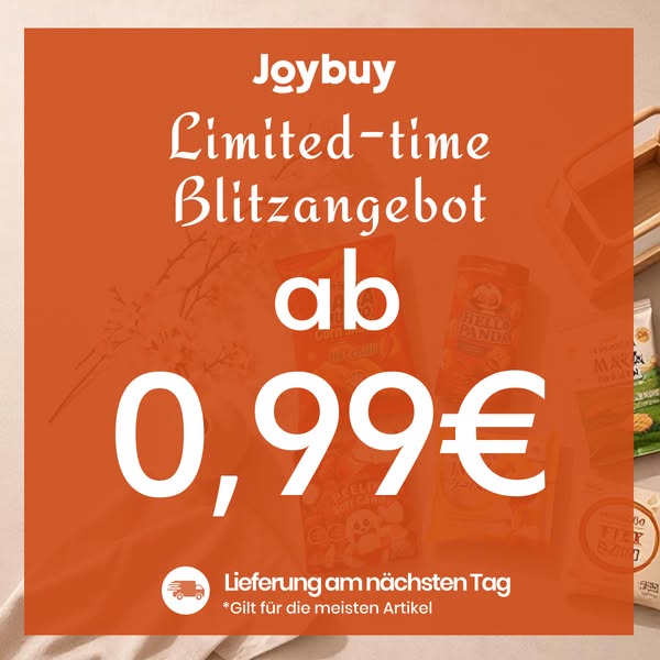 Limited-time Blitzangebot ab 0,99 €