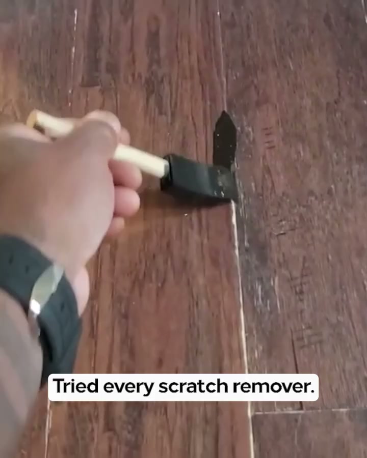 Try THIS for scratches on wood