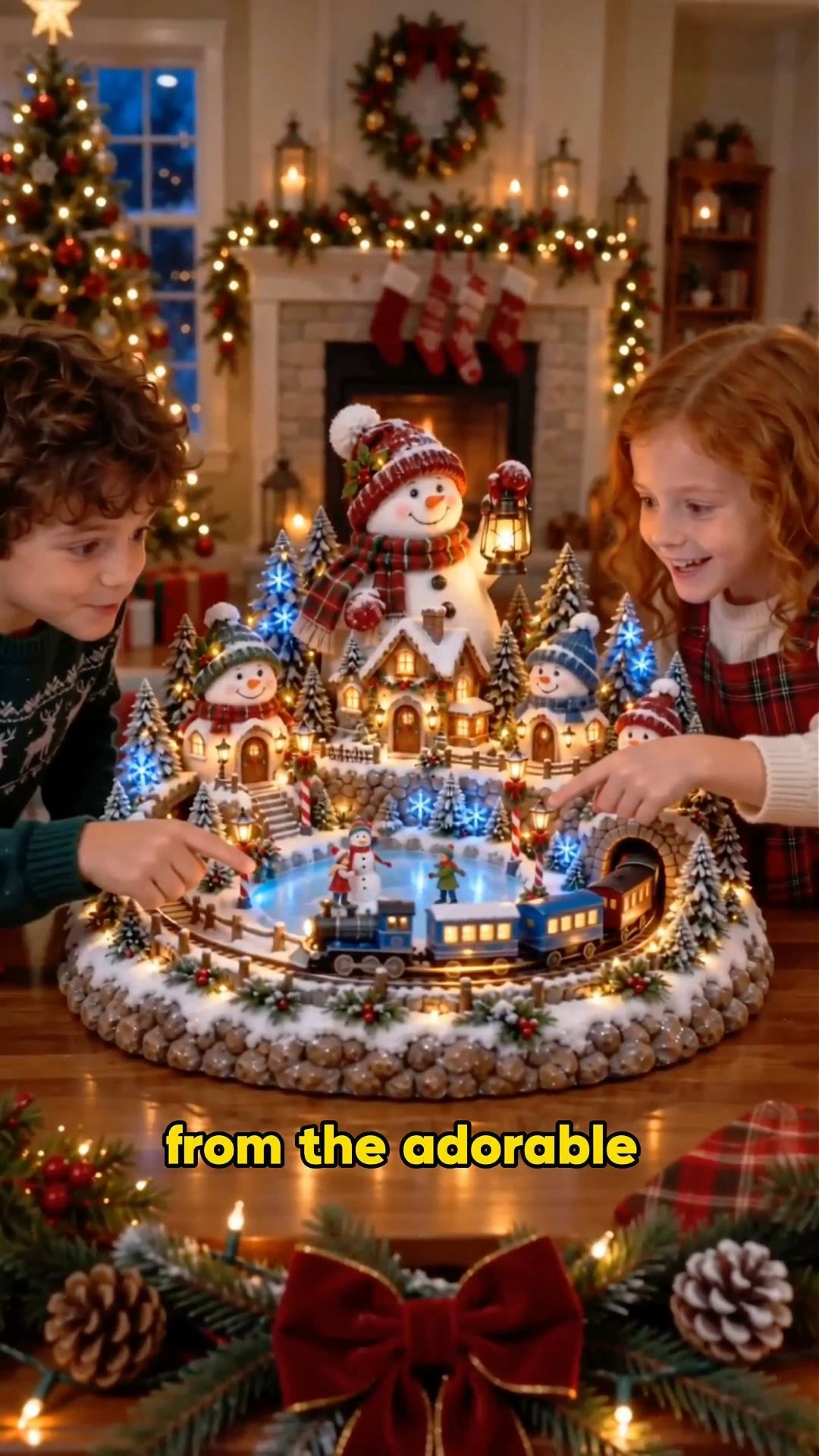 Watch the Christmas Village Come Alive