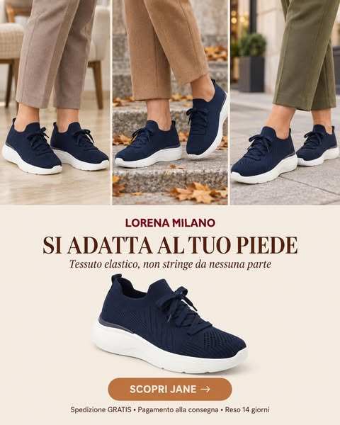 Jane - Scarpa comfort donna