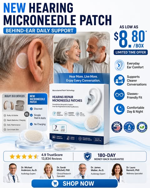 Hearing Repair Microneedle Patches