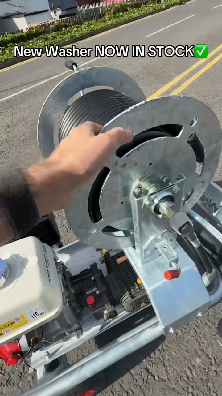 Galvanised GX390 setup with Honda engine power