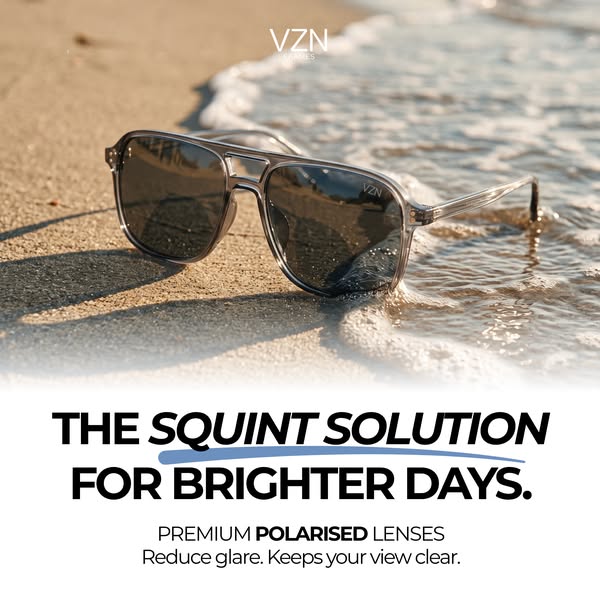 Luxury look. UV400 shield. All-day comfort.