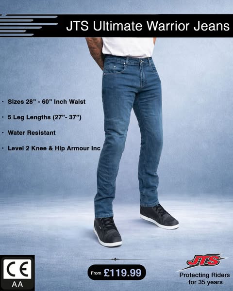 Riding Jeans Up To 60” Waist