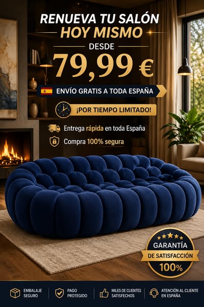 Sofa estilo burbuja