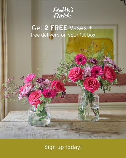 Claim FREE Vase Starter Set