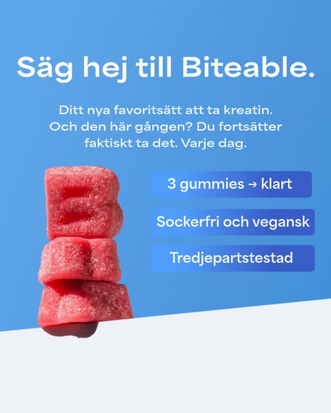 Kreatinet du faktiskt håller fast vid