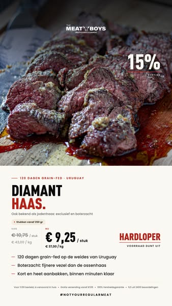 Minder dan €10 voor twee haasjes.
