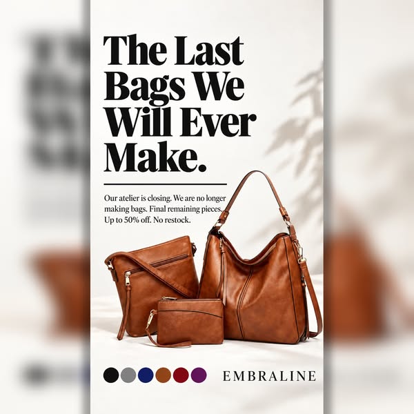 Goodbye to Our Bags, Hello Elegance