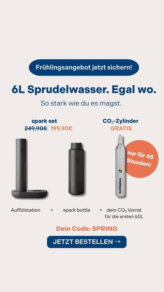 Sprudelwasser neu gedacht!