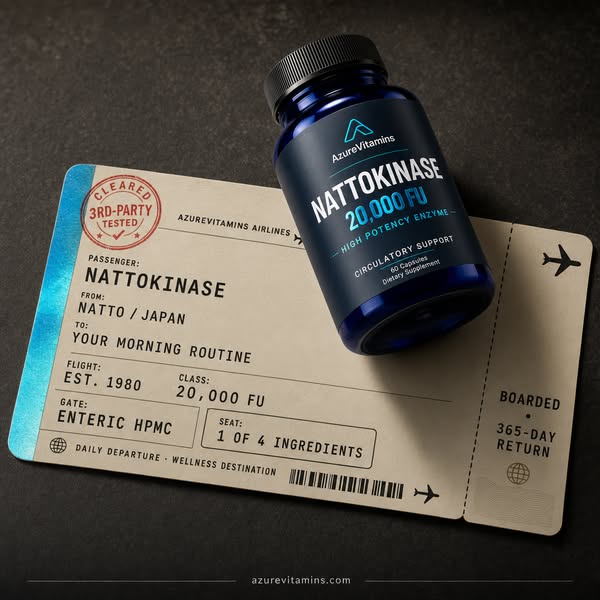 20,000 FU Nattokinase for Circulation