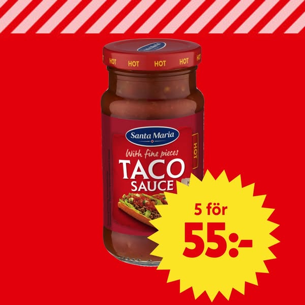 Taco sauce Hot 230g Santa Maria