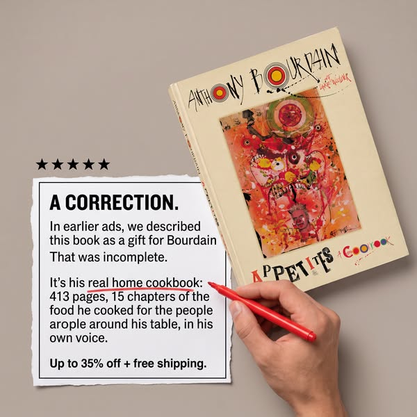 Bourdain's Home Cookbook: Up to 35% Off