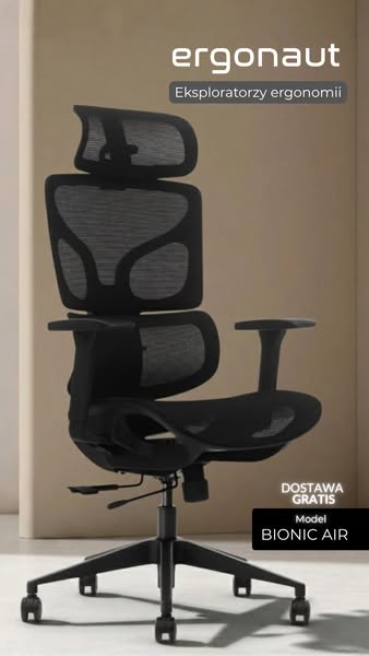 To nie jest fotel. To Twoje 8 godzin dziennie - ERGONAUT